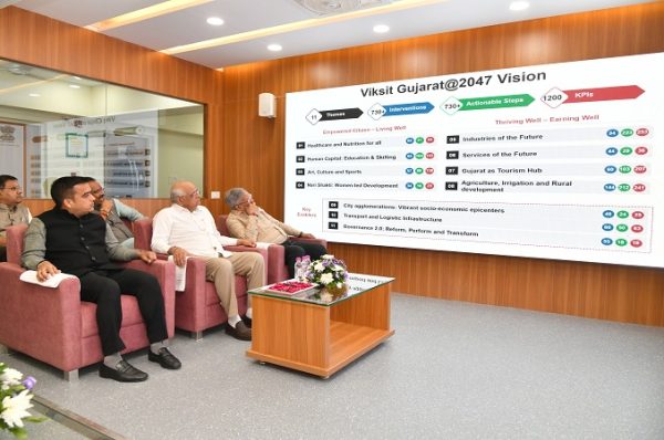 વિકસિત ગુજરાત @2047 અને ગુજરાત @2035નો રોડ મેપ સાકાર કરવામાં GRITની મહત્વપુર્ણ ભૂમિકા, “વિકસિત ગુજરાત સ્ટ્રેટેજી રૂમ”નું લોકાર્પણ
