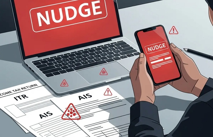 આવકે વેરા વિભાગે ITR માં અયોગ્ય ડિડક્શન ક્લેઈમ પર રેડ ફ્લેગ લગાવ્યો, શરૂ કર્યું “નઝ” કેમ્પેઈન